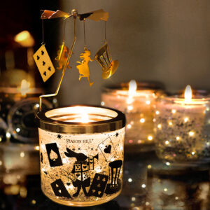 Alice Flashing LED Candle Holder Set