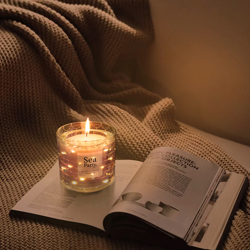 Ocean/Sakura Series LED Scented Candle - 图片 2